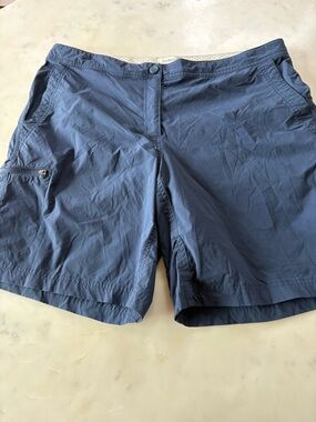 L.L. Bean Women's Navy Blue Outdoor Shorts